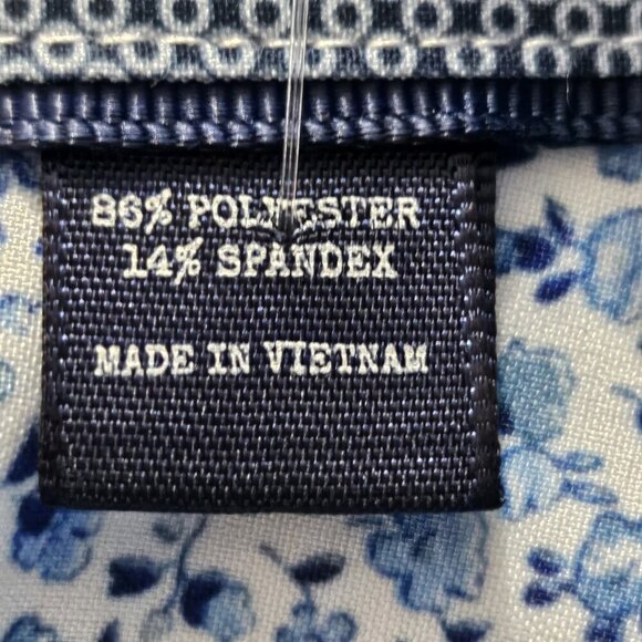 2/$30 Con.Struct Blue Liberty Floral Slim Fit Stretch Shirt 3XL - Picture 5 of 7